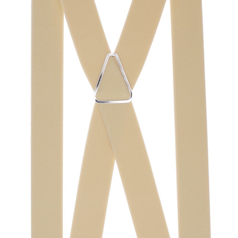 Fashion, accesorii si bijuterii - Barbati - Accesorii barbati - Alte accesorii barbati - Bretele adulti unisex, Buticcochet, din material sintetic elastic, cu 3 inchizatori metalice, 35 mm, Bej - BR512 - Infinity.ro