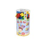 Jucarii, Copii si Bebe - Jucarii si jocuri - Seturi de constructie si cuburi - Cuburi si caramizi - Set 72 cuburi de construit, cutie cilindrica, Best Toys - Infinity.ro