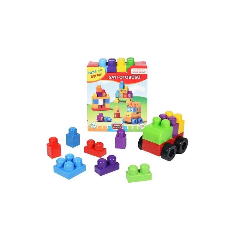Jucarii, Copii si Bebe - Jucarii si jocuri - Seturi de constructie si cuburi - Cuburi si caramizi - Set cuburi cu numere, Jumbo blocks, Best Toys - Infinity.ro