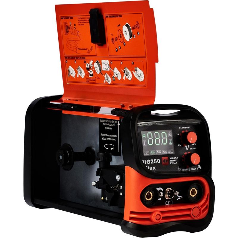 Casa si Gradina - Constructii - Scule electrice si accesorii - Aparate de sudura - Aparat de sudura invertor CD1875 250A 3 in 1 MIG/MMA/LIFT TIG cu afisaj LCD - Infinity.ro