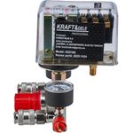 Casa si Gradina - Electrice - Echipamente electrice - Compresoare - Presostat trifazat pentru compresor KraftDele KD2169 cu tripla conexiune, 2 manometre si 2 cuple rapide - Infinity.ro