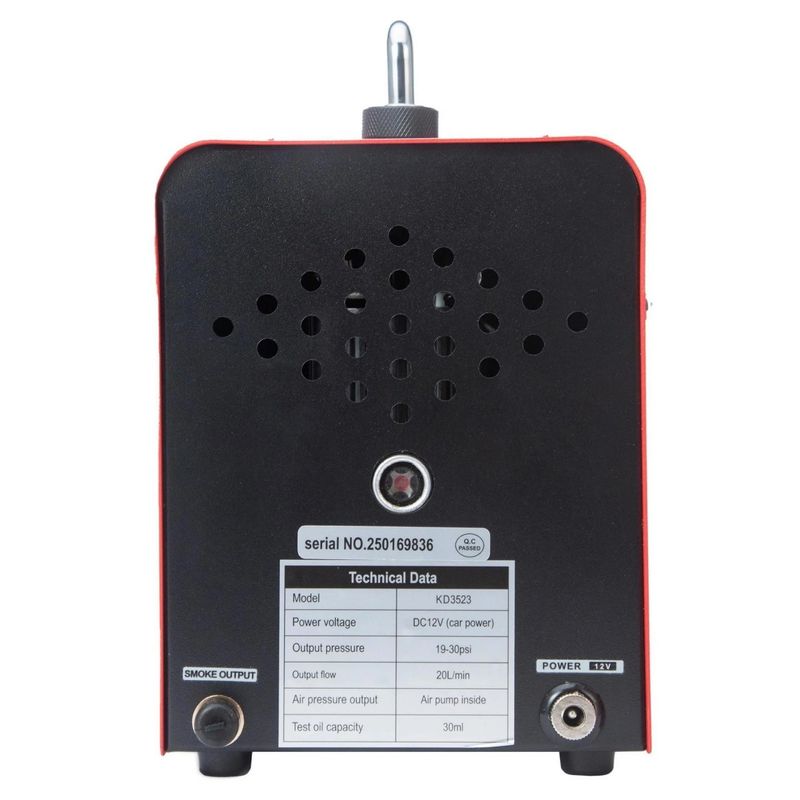 Auto si Moto - Reparatii si depanare - Scule auto - Scule si truse auto - Generator de fum pentru verificarea scurgerilor 20l/min 12V 23 PSI KD3523 - Infinity.ro