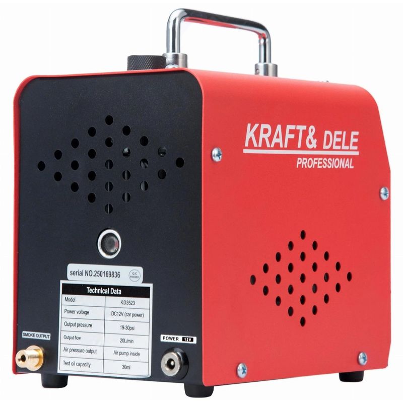 Auto si Moto - Reparatii si depanare - Scule auto - Scule si truse auto - Generator de fum pentru verificarea scurgerilor 20l/min 12V 23 PSI KD3523 - Infinity.ro