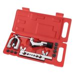 Auto si Moto - Reparatii si depanare - Scule auto - Scule si truse auto - Set profesional pentru sertizat si evazat capete conducte de frana, 10 piese, cu valiza, CD12528 - Infinity.ro