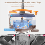 Market - Curatenie si intretinere casa - Produse menaj - Mopuri - Set mop rotativ cu doua rezerve ArvadaCleanMagic, galeata patrata, dimensiuni 31x31x22cm compartimente separate, robinet - Infinity.ro