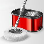 Market - Curatenie si intretinere casa - Produse menaj - Mopuri - Set galeata mop cu centrifuga si rotatie 360 de grade din inox inoxidabil, Arvada MagicClean, galeata ovala - Infinity.ro