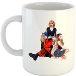 Casa si Gradina - Bucatarie si vesela - Cani si pahare - Cani si cesti - Cana Taylor Swift Billie Eilish Ariana Grande, alba,  330 ml - Infinity.ro