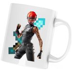 Casa si Gradina - Bucatarie si vesela - Cani si pahare - Cani si cesti - Cana Manic Fortnite Minecraft Diamond Sword, alba, 330 ml - Infinity.ro