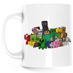 Casa si Gradina - Bucatarie si vesela - Cani si pahare - Cani si cesti - Cana Minecraft Everybody, alba, 330 ml - Infinity.ro