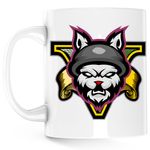 Casa si Gradina - Bucatarie si vesela - Cani si pahare - Cani si cesti - Cana Soldier Cat GTA V, alba, 330 ml - Infinity.ro