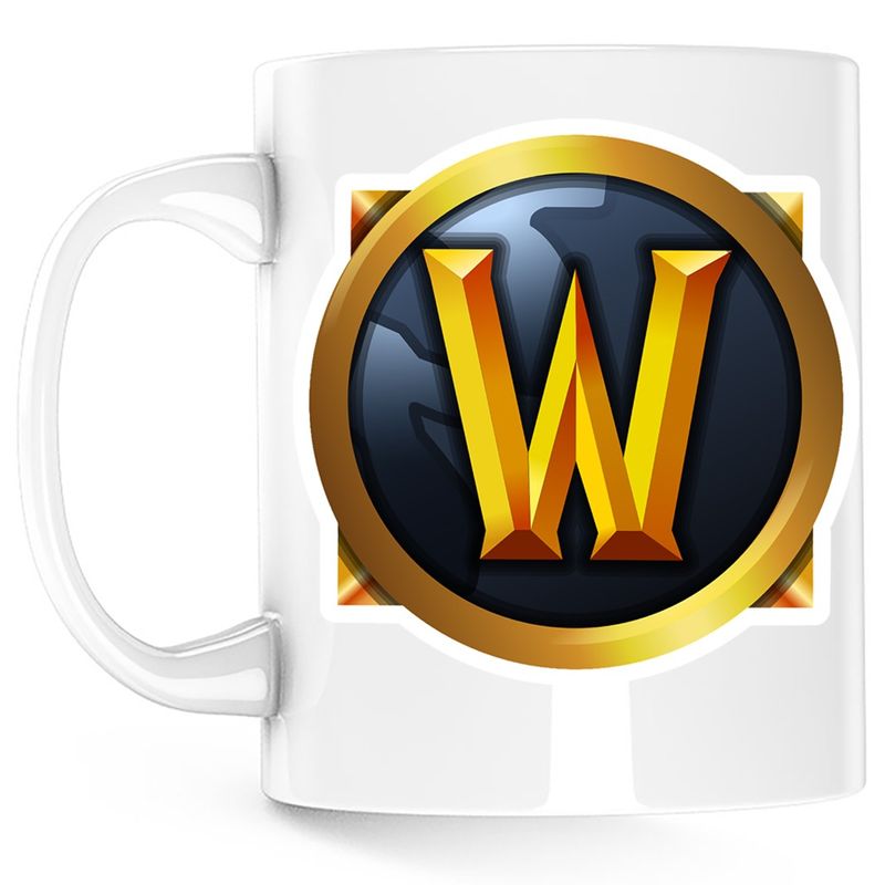 Casa si Gradina - Bucatarie si vesela - Cani si pahare - Cani si cesti - Cana Batle for Azeroth World of Warcraft WoW, alba, 330 ml - Infinity.ro