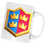 Casa si Gradina - Bucatarie si vesela - Cani si pahare - Cani si cesti - Cana Battle Clash of Clans Royale, alba, 330 ml - Infinity.ro