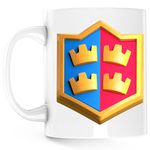Casa si Gradina - Bucatarie si vesela - Cani si pahare - Cani si cesti - Cana Battle Clash of Clans Royale, alba, 330 ml - Infinity.ro