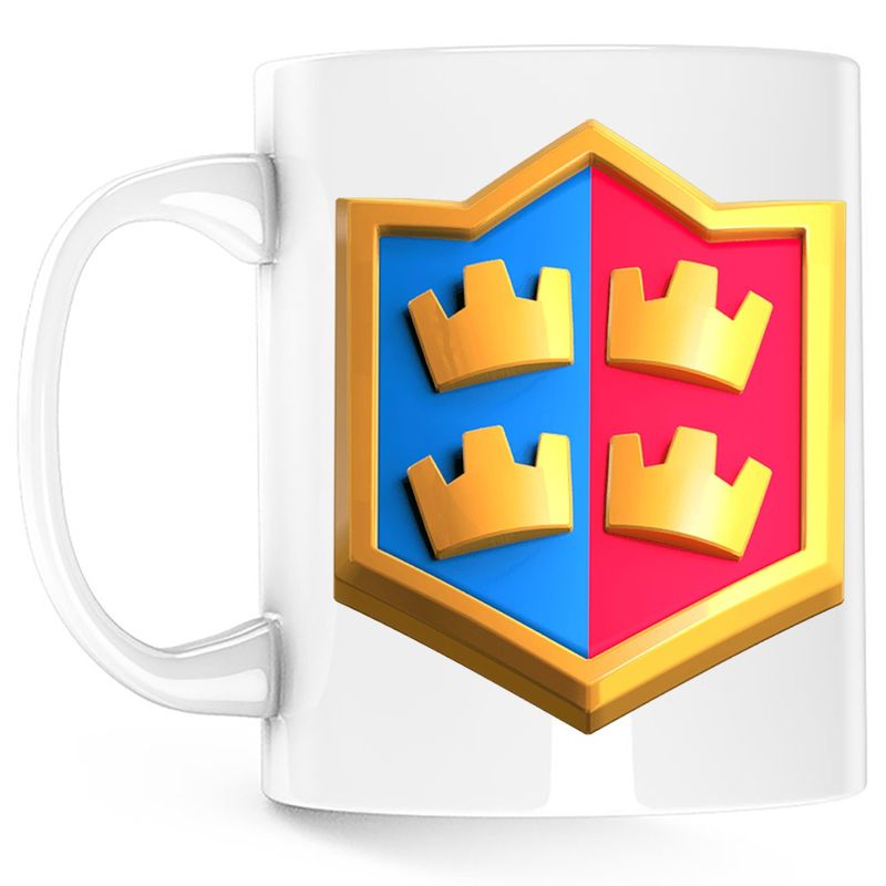 Casa si Gradina - Bucatarie si vesela - Cani si pahare - Cani si cesti - Cana Battle Clash of Clans Royale, alba, 330 ml - Infinity.ro