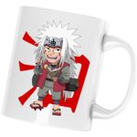 Casa si Gradina - Bucatarie si vesela - Cani si pahare - Cani si cesti - Cana Naruto Jiraiya Killer Bee Anime Haine Manga, alba, 330 ml - Infinity.ro