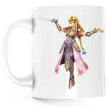 Casa si Gradina - Bucatarie si vesela - Cani si pahare - Cani si cesti - Cana The Legend of Zelda Printesa Magie, alba, 330 ml - Infinity.ro