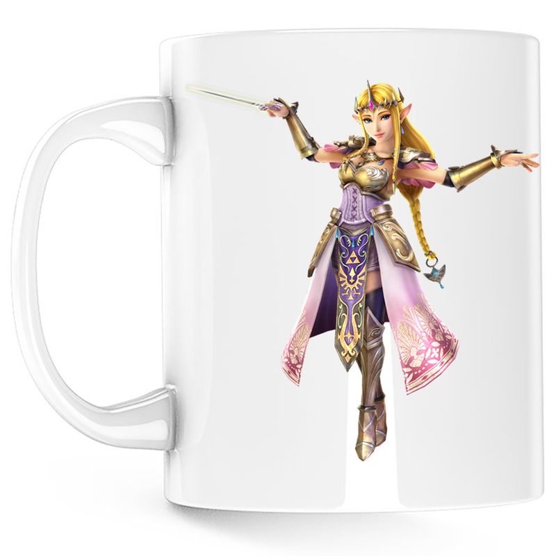 Casa si Gradina - Bucatarie si vesela - Cani si pahare - Cani si cesti - Cana The Legend of Zelda Printesa Magie, alba, 330 ml - Infinity.ro
