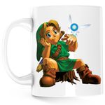 Casa si Gradina - Bucatarie si vesela - Cani si pahare - Cani si cesti - Cana The Legend of Zelda Ocarina of Time, alba, 330 ml - Infinity.ro