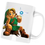 Casa si Gradina - Bucatarie si vesela - Cani si pahare - Cani si cesti - Cana The Legend of Zelda Ocarina of Time, alba, 330 ml - Infinity.ro