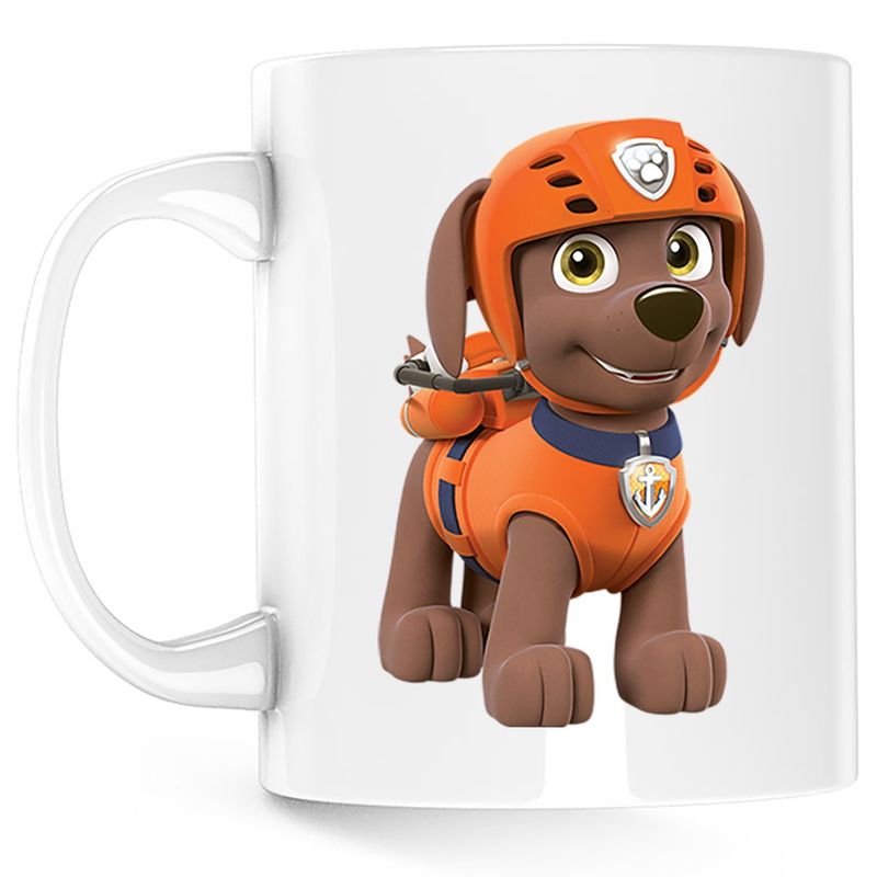 Casa si Gradina - Bucatarie si vesela - Cani si pahare - Cani si cesti - Cana Paw Patrol Labrador Zuma Politist Roblox, alba, 330 ml - Infinity.ro