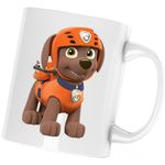 Casa si Gradina - Bucatarie si vesela - Cani si pahare - Cani si cesti - Cana Paw Patrol Labrador Zuma Politist Roblox, alba, 330 ml - Infinity.ro
