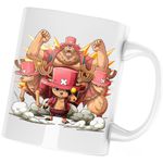 Casa si Gradina - Bucatarie si vesela - Cani si pahare - Cani si cesti - Cana One Piece Doctor Chopper Cotton Candy Lover, alba, 330 ml - Infinity.ro
