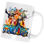 Casa si Gradina - Bucatarie si vesela - Cani si pahare - Cani si cesti - Cana Straw Hat Crew One Piece Thousand Storm, alba, 330 ml - Infinity.ro
