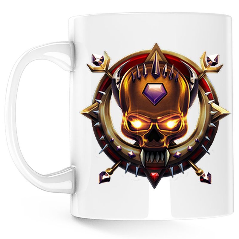 Casa si Gradina - Bucatarie si vesela - Cani si pahare - Cani si cesti - Cana Call of Duty Skull Modern Warfare Gamer, alba, 330 ml - Infinity.ro