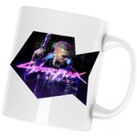 Casa si Gradina - Bucatarie si vesela - Cani si pahare - Cani si cesti - Cana Cyberpunk 2077 Future is Here Game, alba, 330 ml - Infinity.ro
