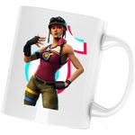 Casa si Gradina - Bucatarie si vesela - Cani si pahare - Cani si cesti - Cana Bullseye Fortnite Tiktok Batle Royale, alba, 330 ml - Infinity.ro
