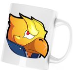 Casa si Gradina - Bucatarie si vesela - Cani si pahare - Cani si cesti - Cana Brawl Stars Golden Crow GTA, alba, 330 ml - Infinity.ro