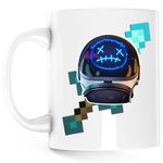 Casa si Gradina - Bucatarie si vesela - Cani si pahare - Cani si cesti - Cana Astro Jack Fortnite Minecraft Diamond, alba, 330 ml - Infinity.ro