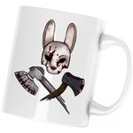 Casa si Gradina - Bucatarie si vesela - Cani si pahare - Cani si cesti - Cana Dead by Daylight Horror Halloween Game, alba, 330 ml - Infinity.ro