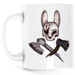 Casa si Gradina - Bucatarie si vesela - Cani si pahare - Cani si cesti - Cana Dead by Daylight Horror Halloween Game, alba, 330 ml - Infinity.ro