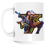 Casa si Gradina - Bucatarie si vesela - Cani si pahare - Cani si cesti - Cana Fortnite Bad Girl, alba, 330 ml - Infinity.ro