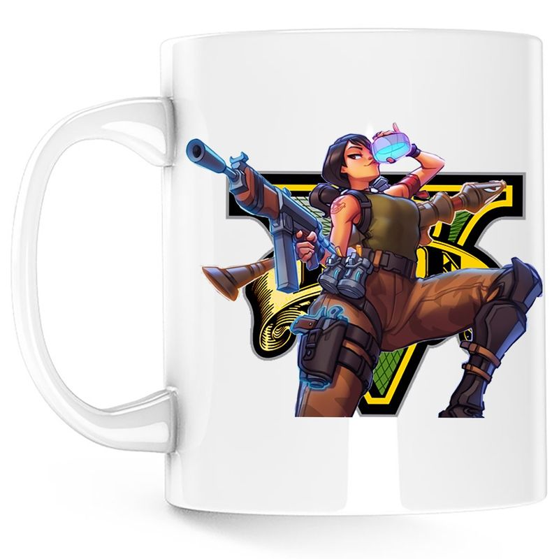 Casa si Gradina - Bucatarie si vesela - Cani si pahare - Cani si cesti - Cana Fortnite Bad Girl, alba, 330 ml - Infinity.ro
