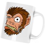 Casa si Gradina - Bucatarie si vesela - Cani si pahare - Cani si cesti - Cana Pogo Monkey GTA6, alba, 330 ml - Infinity.ro