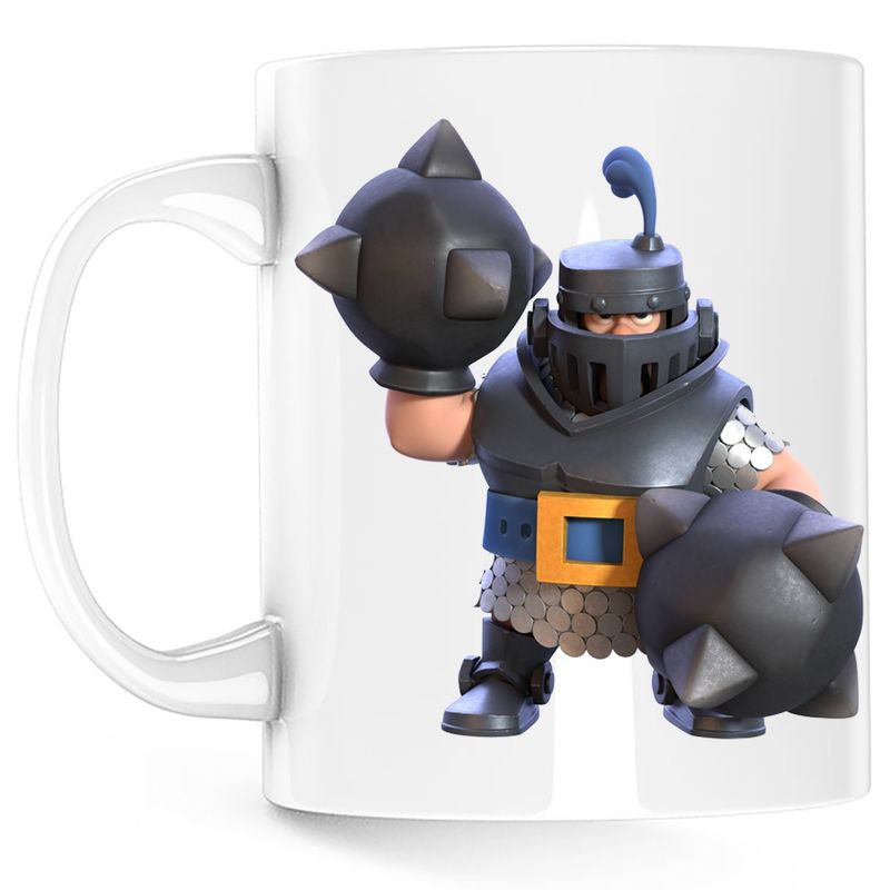 Casa si Gradina - Bucatarie si vesela - Cani si pahare - Cani si cesti - Cana Mega Knight Clash Royale GTA, alba, 330 ml - Infinity.ro
