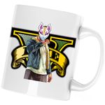 Casa si Gradina - Bucatarie si vesela - Cani si pahare - Cani si cesti - Cana Drift Mask Fortnite GTA Trevor, alba, 330 ml - Infinity.ro