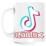 Casa si Gradina - Bucatarie si vesela - Cani si pahare - Cani si cesti - Cana Roblox Gaming Tiktok, alba, 330 ml - Infinity.ro