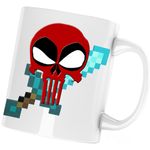 Casa si Gradina - Bucatarie si vesela - Cani si pahare - Cani si cesti - Cana Deadpool Reaper Minecraft Sword Diamond, alba, 330 ml - Infinity.ro