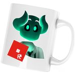 Casa si Gradina - Bucatarie si vesela - Cani si pahare - Cani si cesti - Cana Roblox Cute Devil Adopt Me, alba, 330 ml - Infinity.ro
