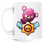 Casa si Gradina - Bucatarie si vesela - Cani si pahare - Cani si cesti - Cana Cuddle Leader Fortnite Brawl Stars, alba, 330 ml - Infinity.ro