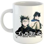 Casa si Gradina - Bucatarie si vesela - Cani si pahare - Cani si cesti - Cana Black Clover Asta Yuno Logo Adventure Drama, alba,  330 ml - Infinity.ro