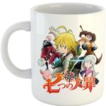 Casa si Gradina - Bucatarie si vesela - Cani si pahare - Cani si cesti - Cana Seven Deadly Sins Anime Akame Suzuki Nakaba, alba,  330 ml - Infinity.ro