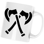Casa si Gradina - Bucatarie si vesela - Cani si pahare - Cani si cesti - Cana Dota 2 Axe Topoare Lupta Viking Dota2, alba, 330 ml - Infinity.ro
