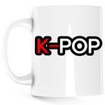 Casa si Gradina - Bucatarie si vesela - Cani si pahare - Cani si cesti - Cana Blackpink K Pop Logo Kpop, alba, 330 ml - Infinity.ro