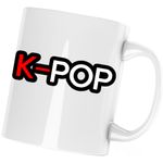 Casa si Gradina - Bucatarie si vesela - Cani si pahare - Cani si cesti - Cana Blackpink K Pop Logo Kpop, alba, 330 ml - Infinity.ro