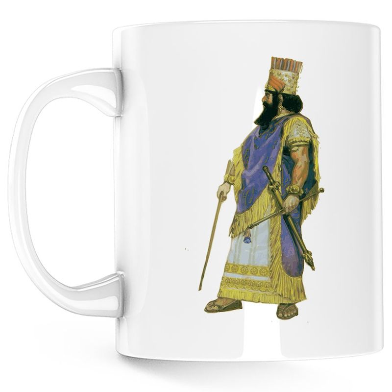 Casa si Gradina - Bucatarie si vesela - Cani si pahare - Cani si cesti - Cana Age Of Empires Neo Babylonian Chaldea Neo Aassyrian, alba, 330 ml - Infinity.ro