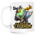 Casa si Gradina - Bucatarie si vesela - Cani si pahare - Cani si cesti - Cana League of Legends Olaf LoL eSport Gaming, alba, 330 ml - Infinity.ro